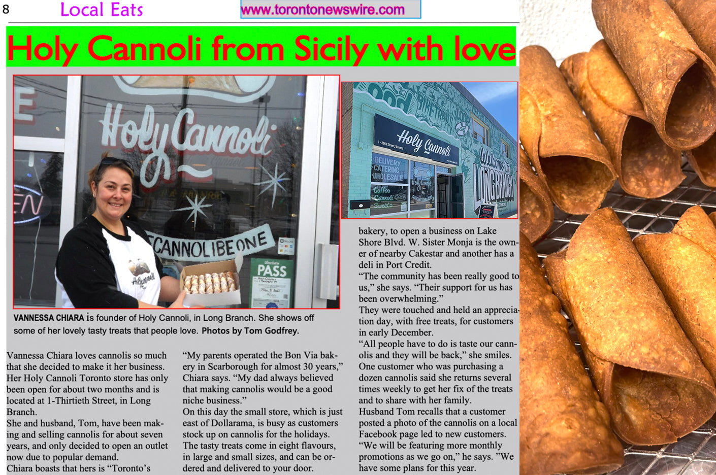 THANK YOU Tom Godfrey at Toronto News Wire!